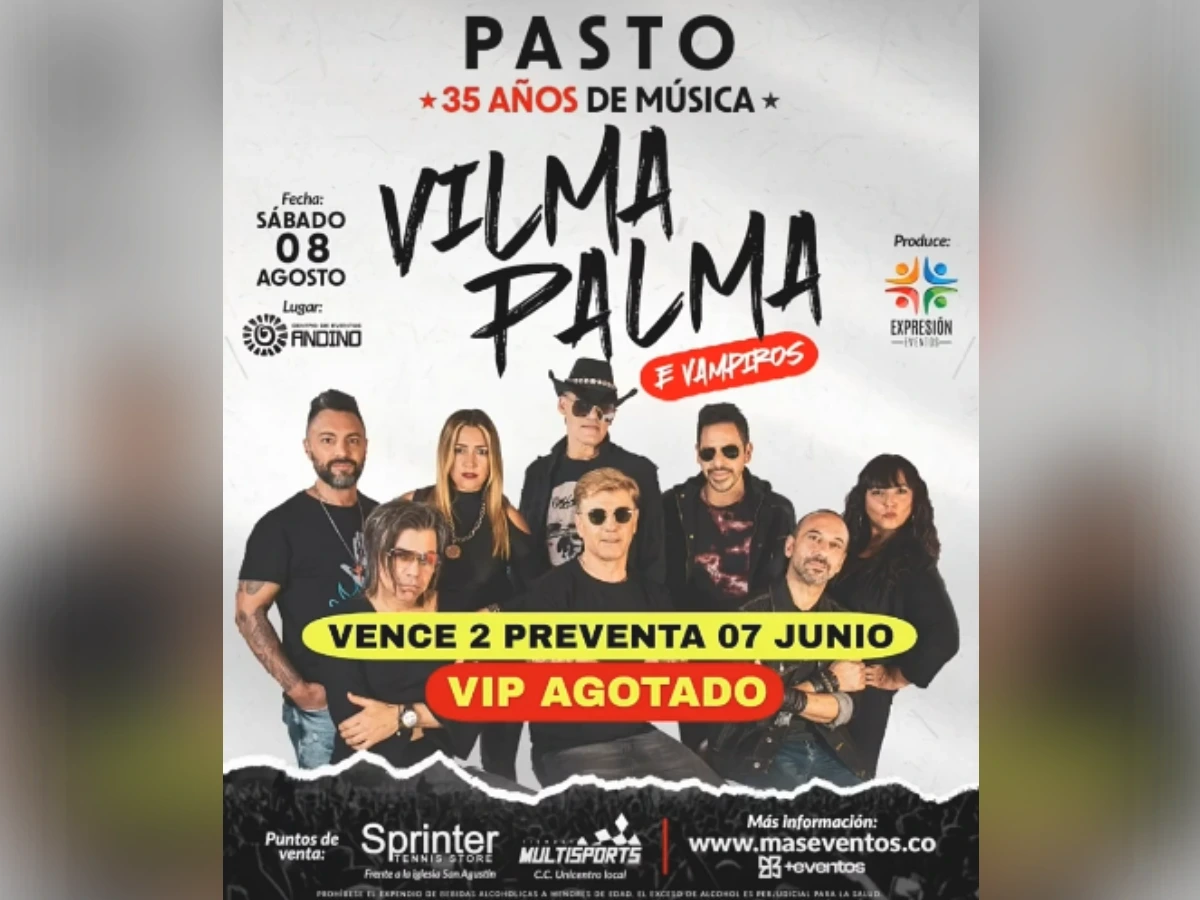 🎸🦇 Vilma Palma e Vampiros – 35 Años de Música