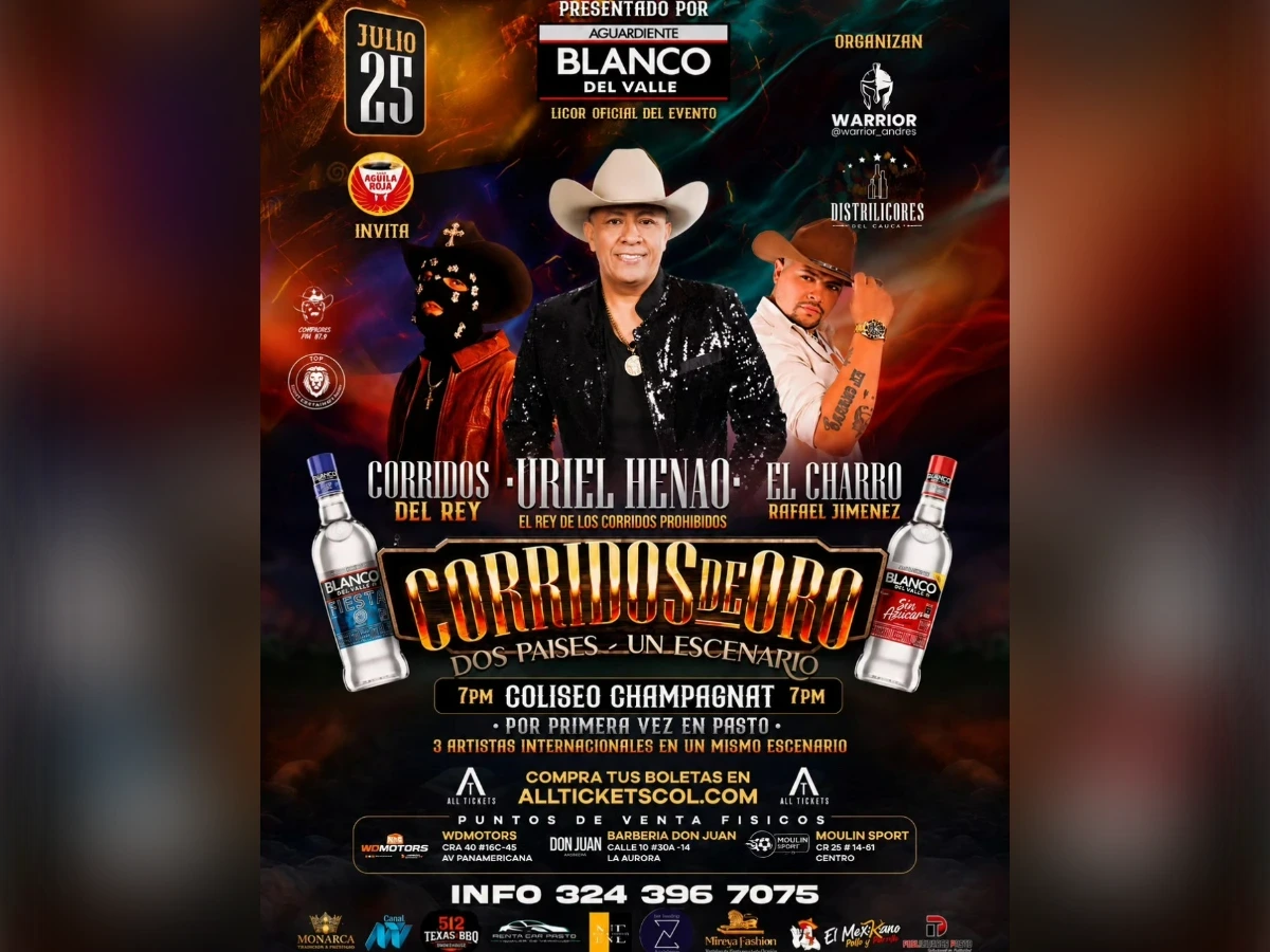 🎶🔥 Corridos Prohibidos – Por primera vez en Pasto